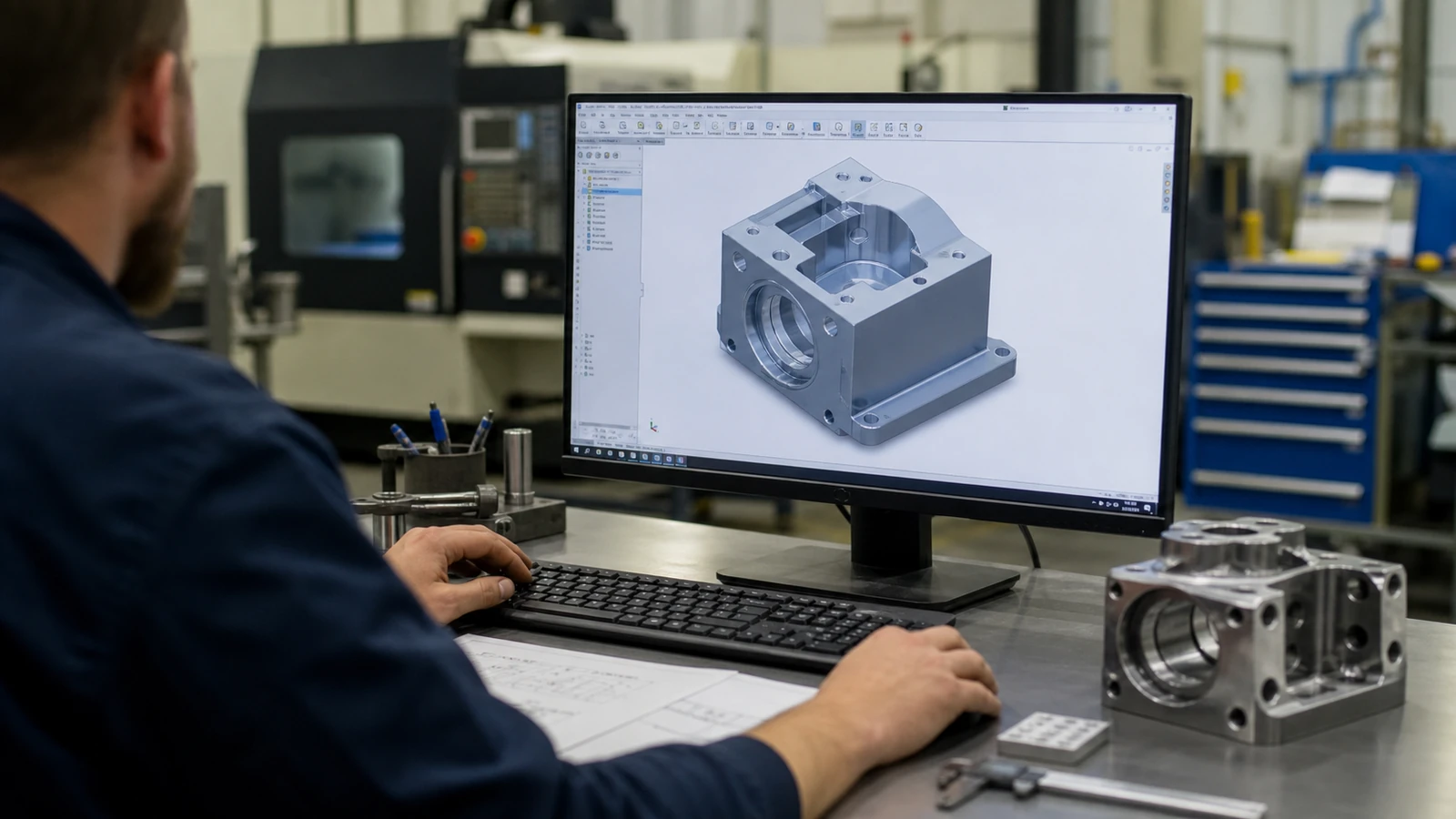 CNC supplier quote CAD file analysis for precision machining