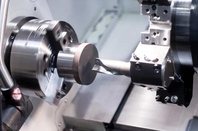 CNC turning process for custom metal parts