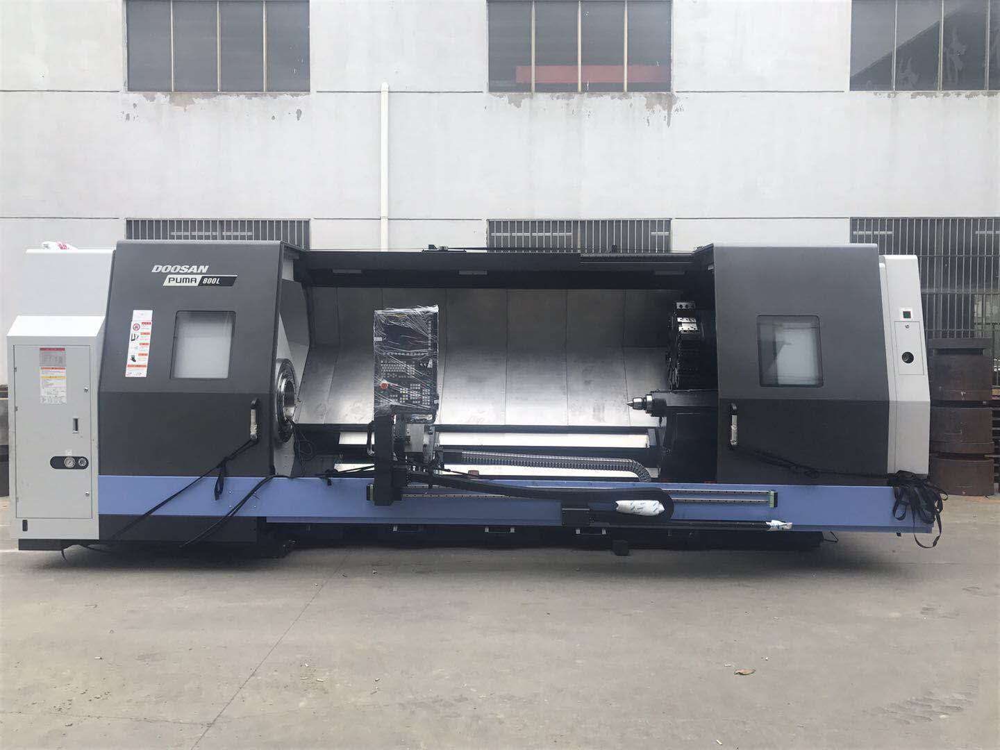 Long bed CNC lathe machine for metal parts