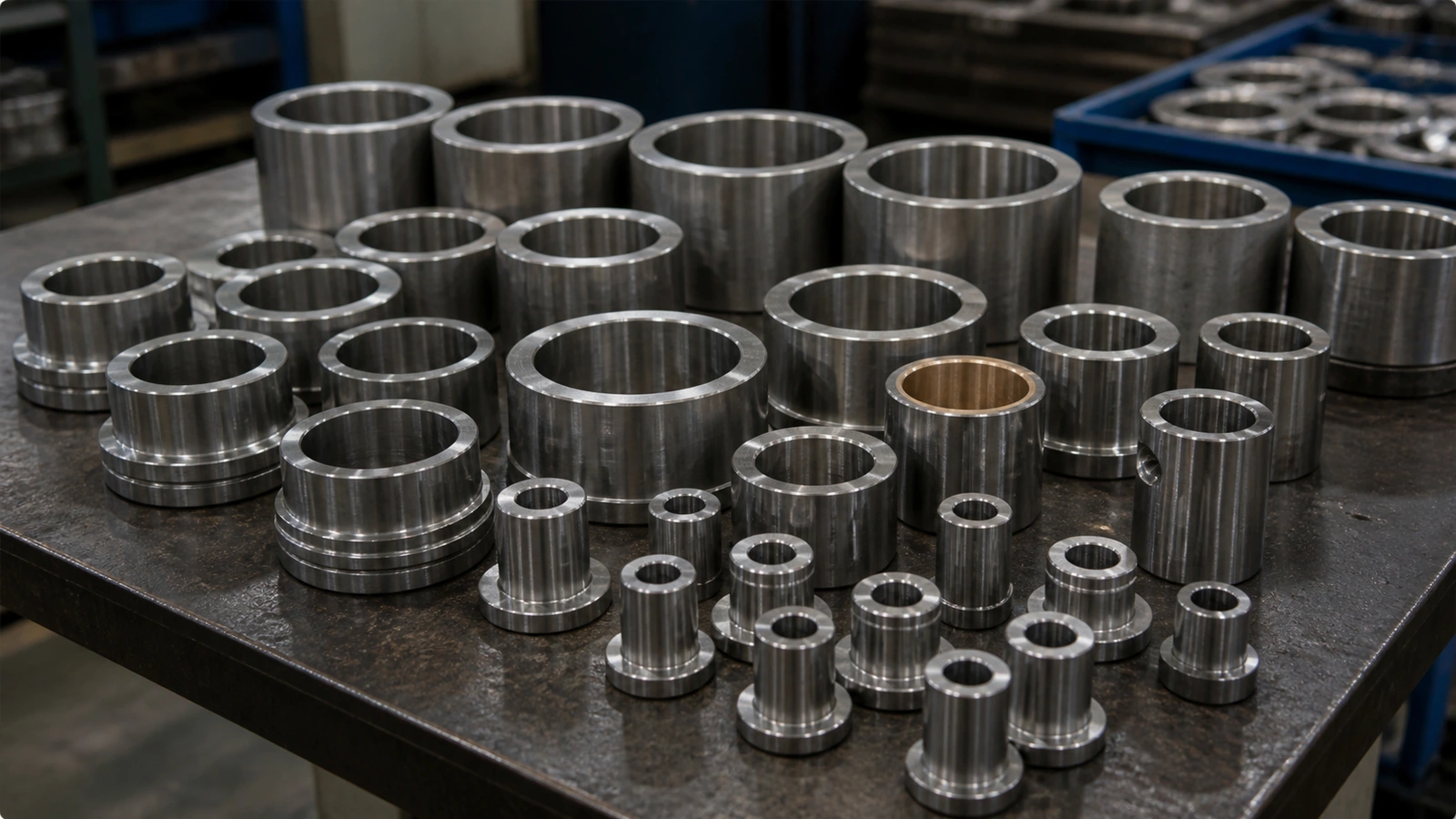 CNC bushings and sleeves turned parts
