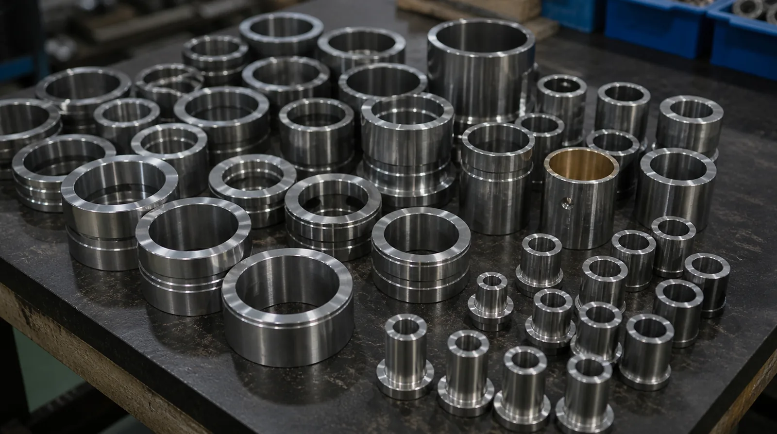 Precision Turned Parts Manufacturer CNC machined bushings and sleeves for low volume production