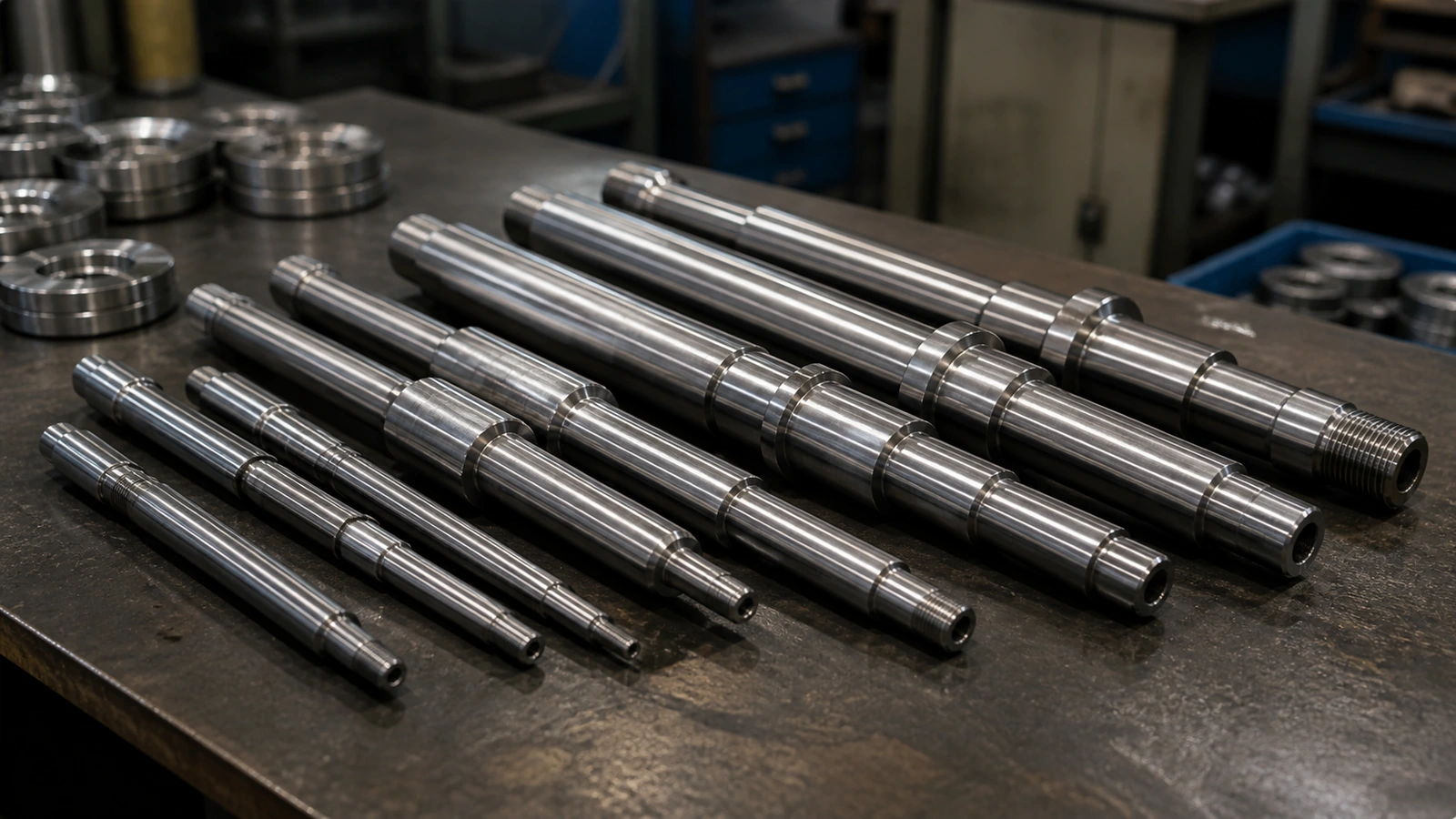 Finished precision turned shafts