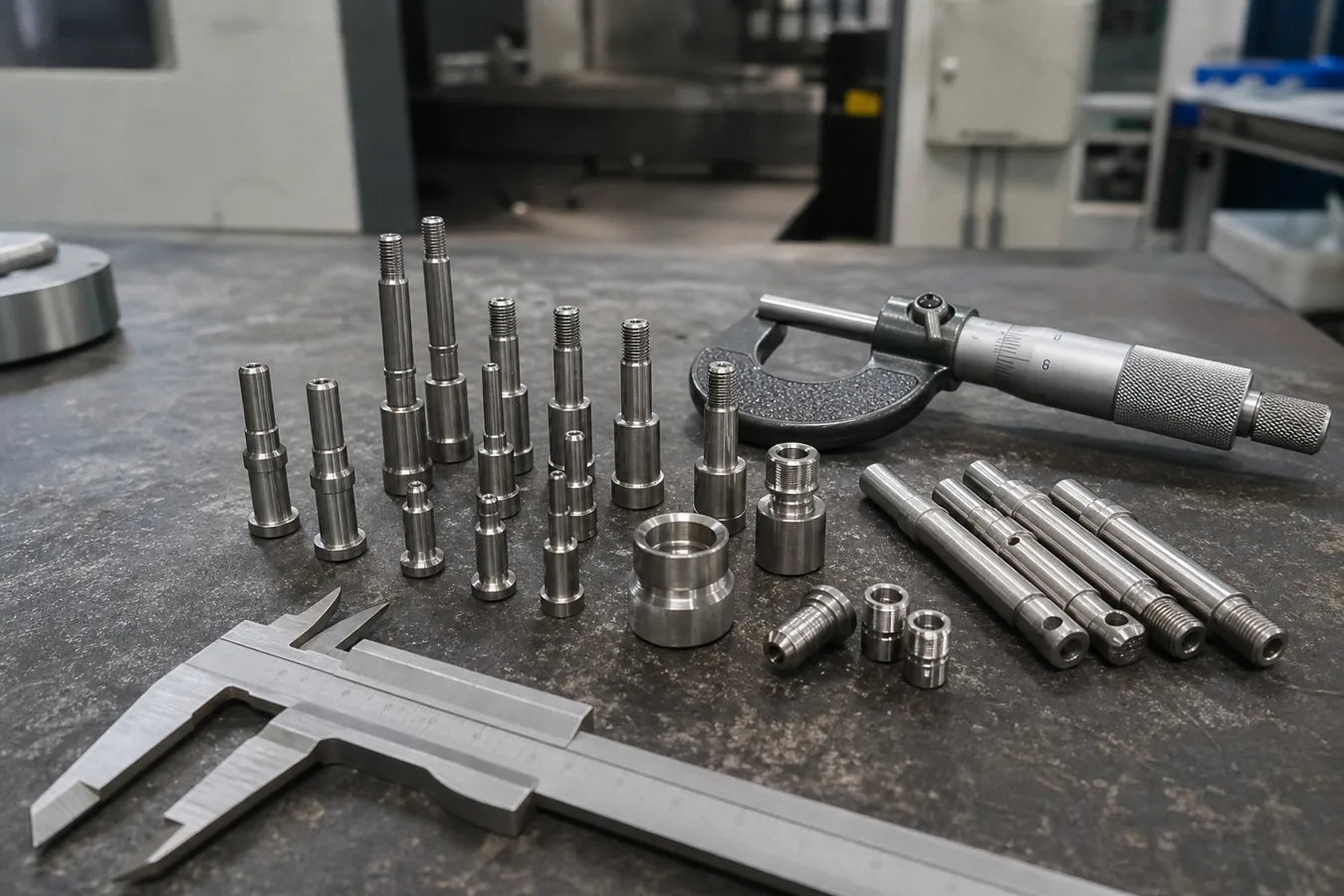 Small Precision Turned Part Machining Example small precision turned parts representative machining example
