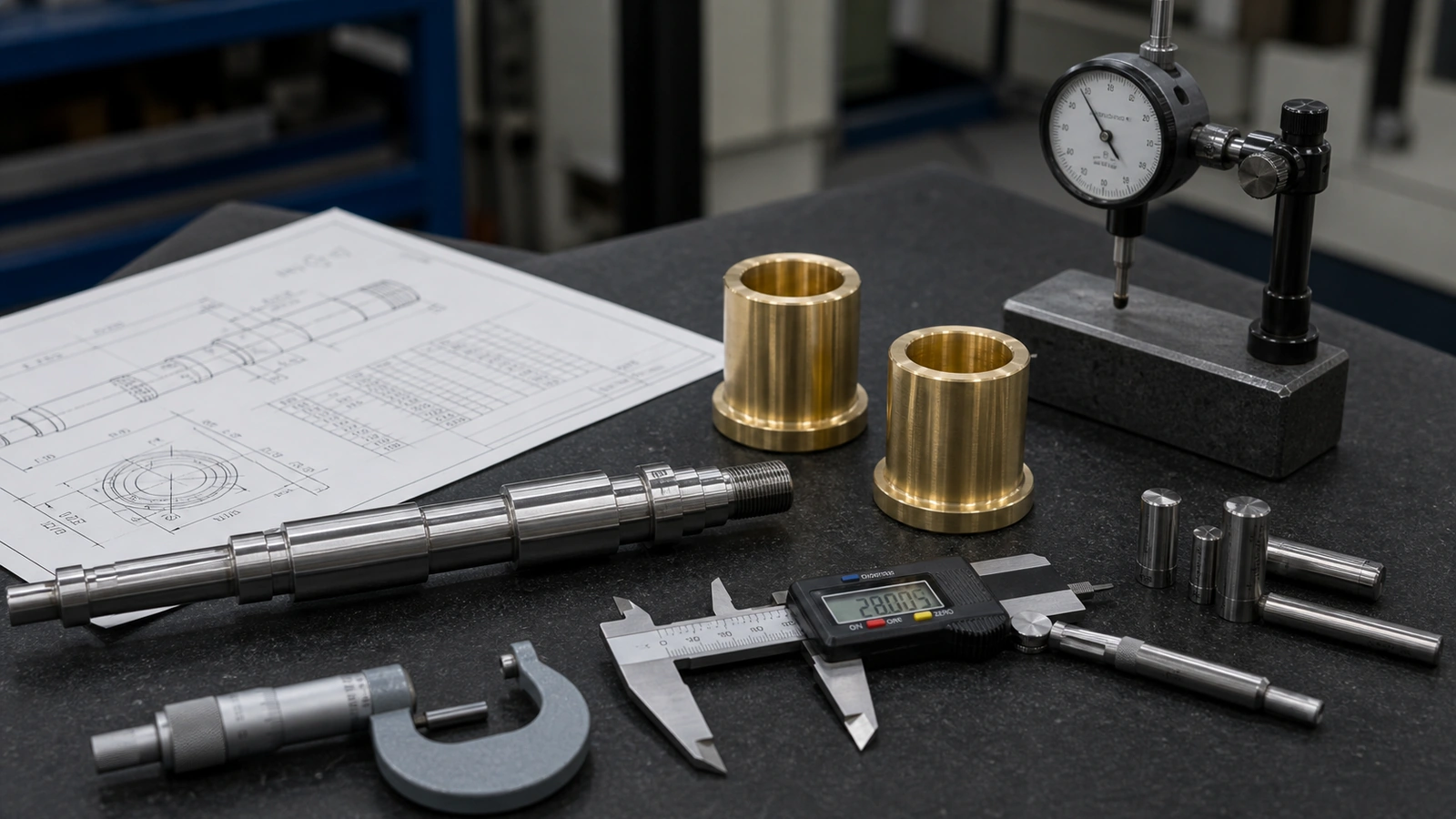 CNC machining tolerance inspection for precision parts